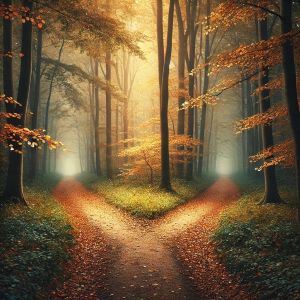 two roads to choose from